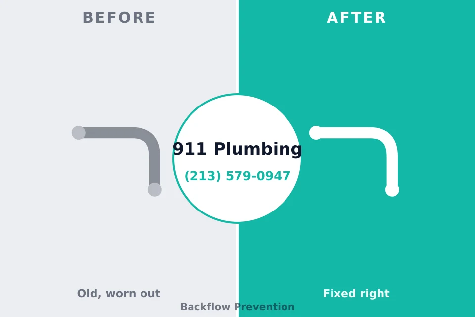 Before and after: plumbing company Mooresville, NC